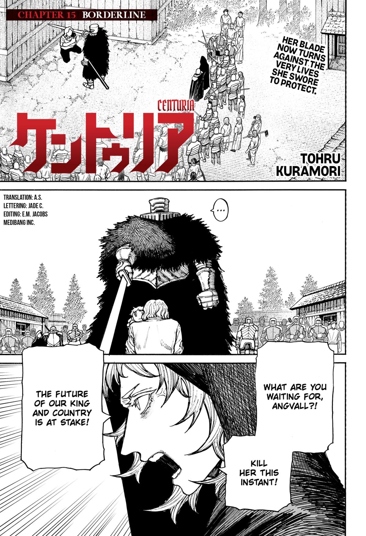 Centuria Manga Chapter 15 page 1 - Borderline