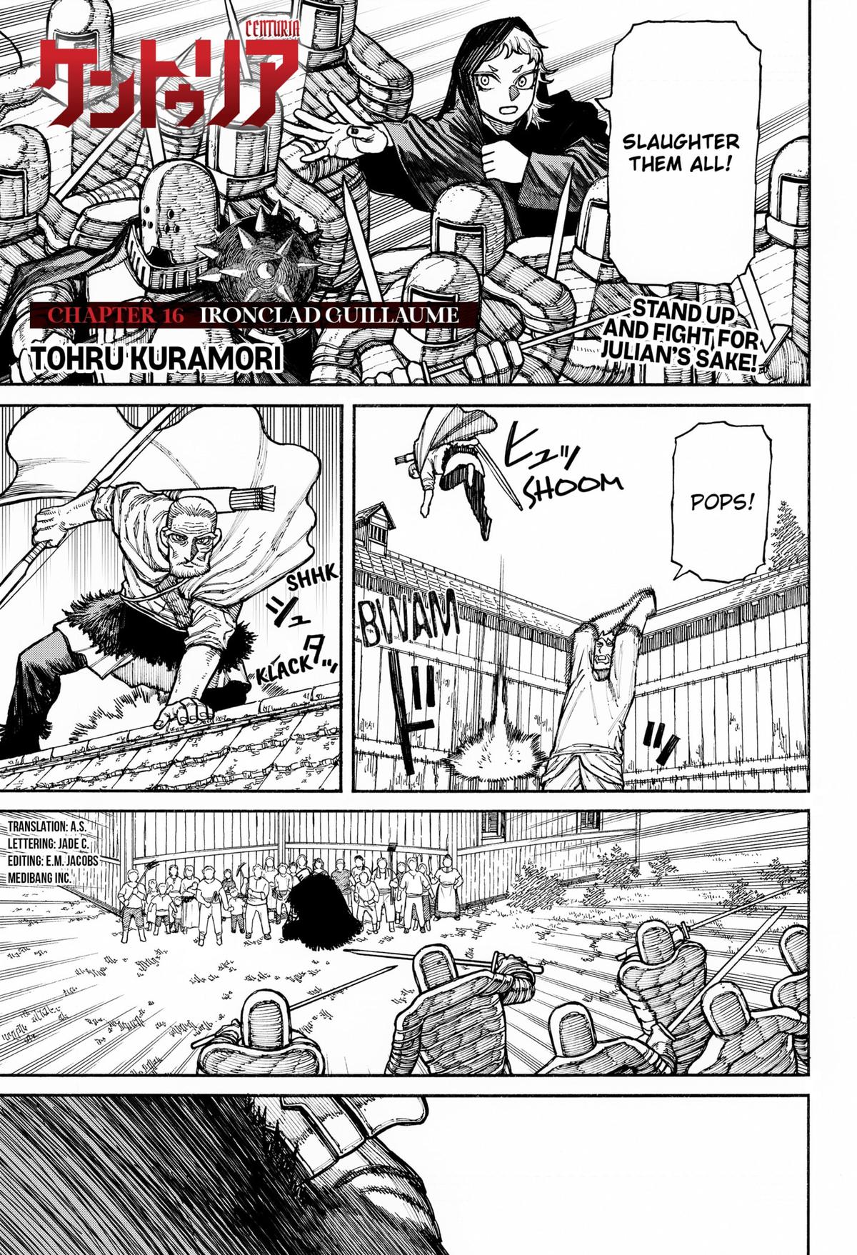 Centuria Manga Chapter 16 page 1 - Ironclad Guillaume