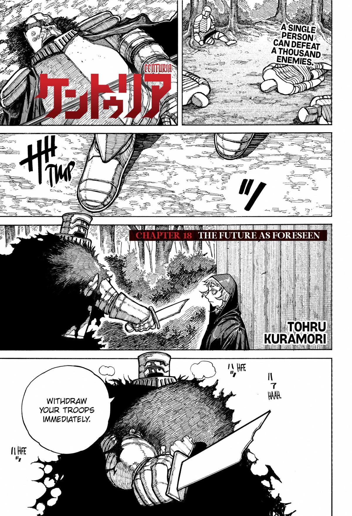 Centuria Manga Chapter 18 page 1 - The Future as Foreseen