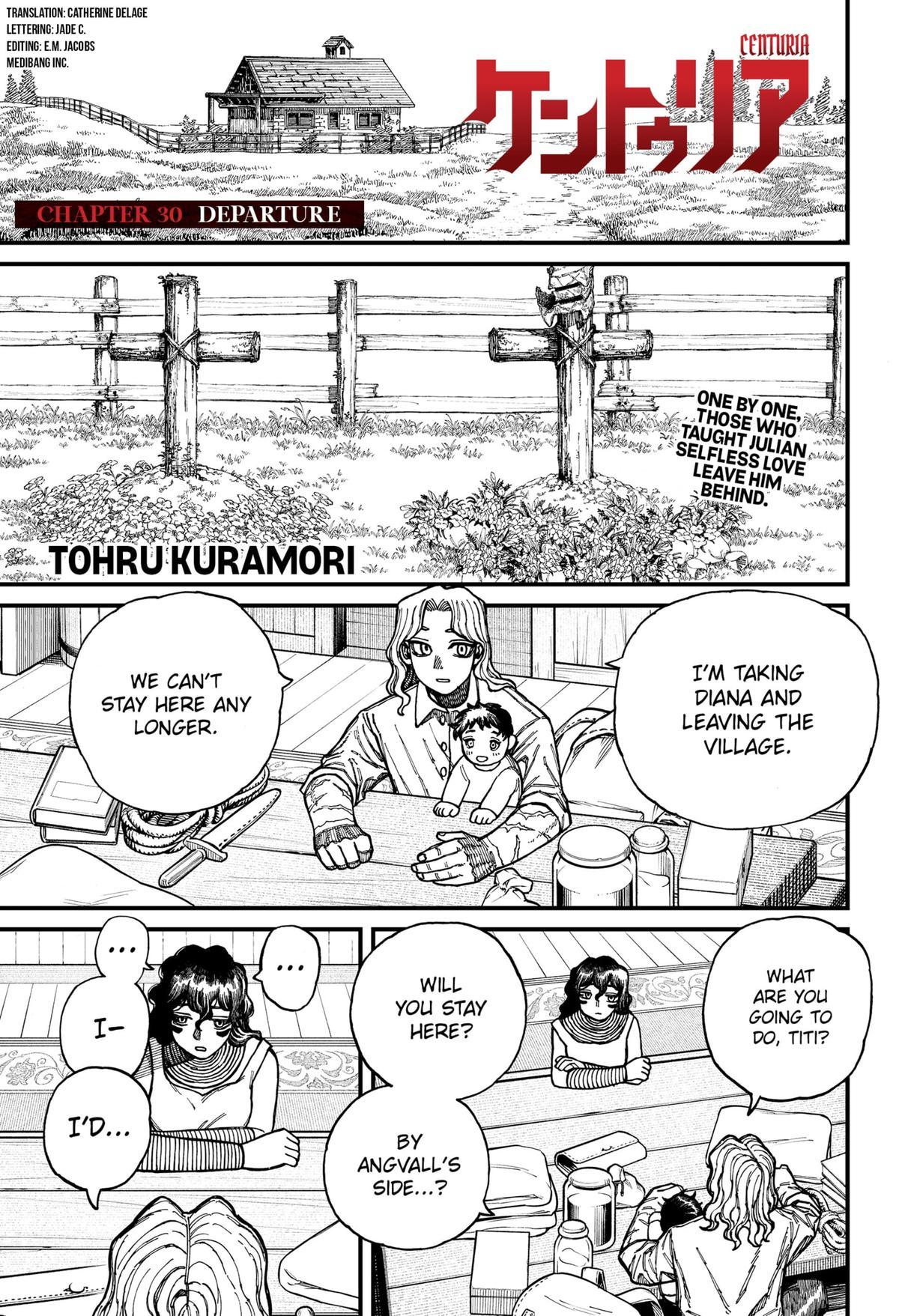 Centuria Manga Chapter 30 page 1 - Departure