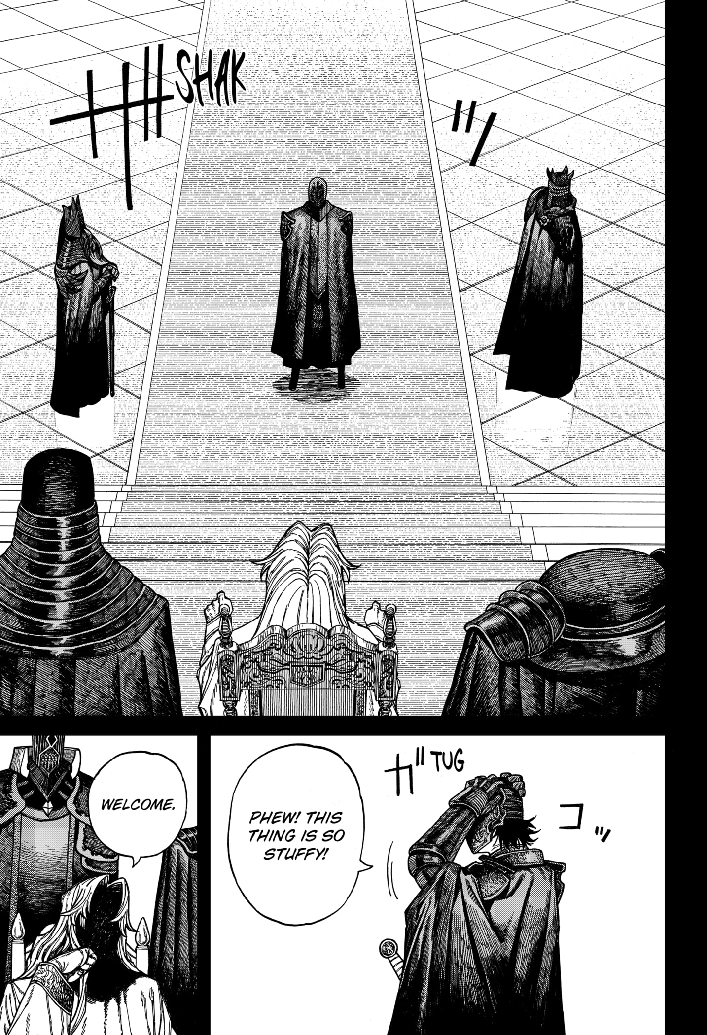 Centuria Manga Chapter 46 page 11 - The Faceless Black Knight