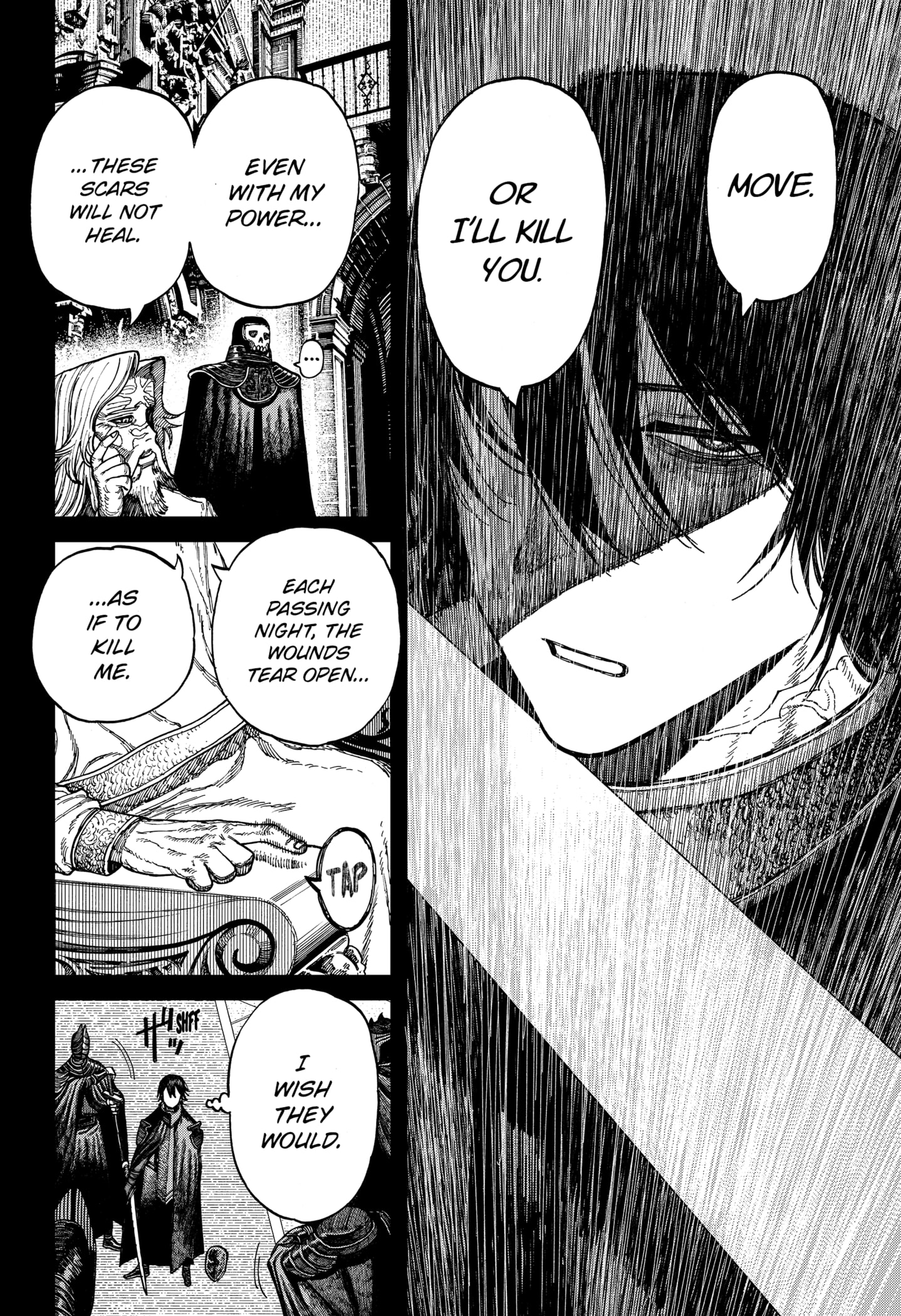 Centuria Manga Chapter 46 page 16 - The Faceless Black Knight