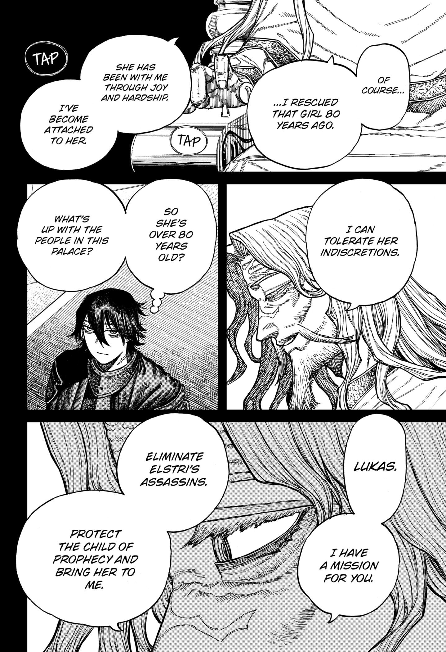 Centuria Manga Chapter 46 page 18 - The Faceless Black Knight