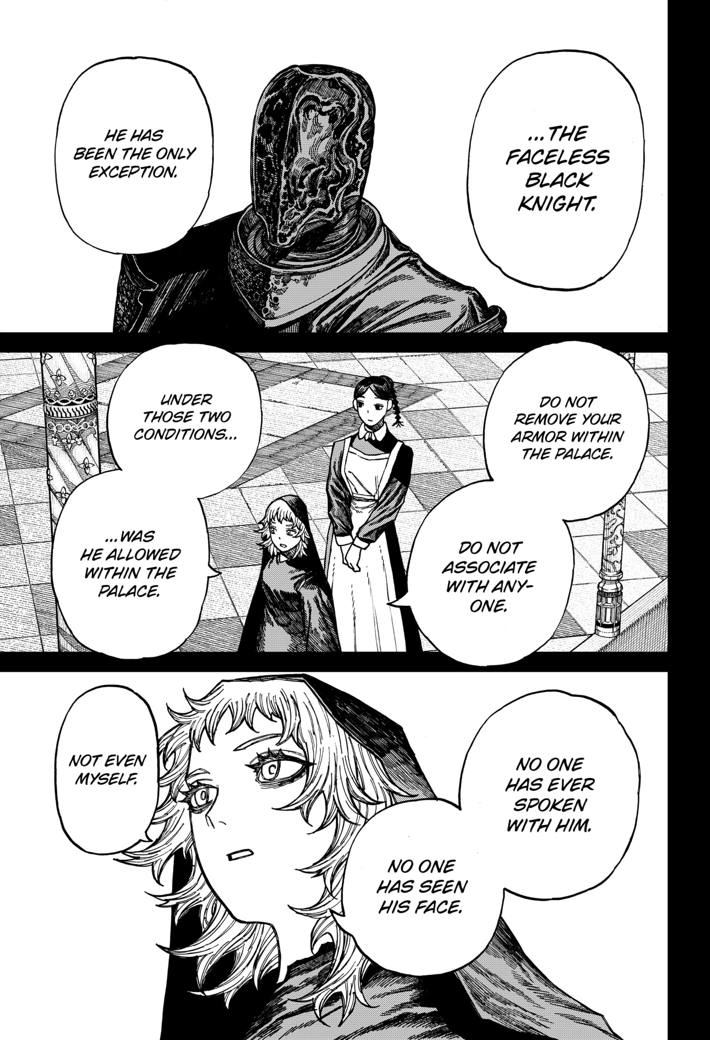 Centuria Manga Chapter 46 page 9 - The Faceless Black Knight
