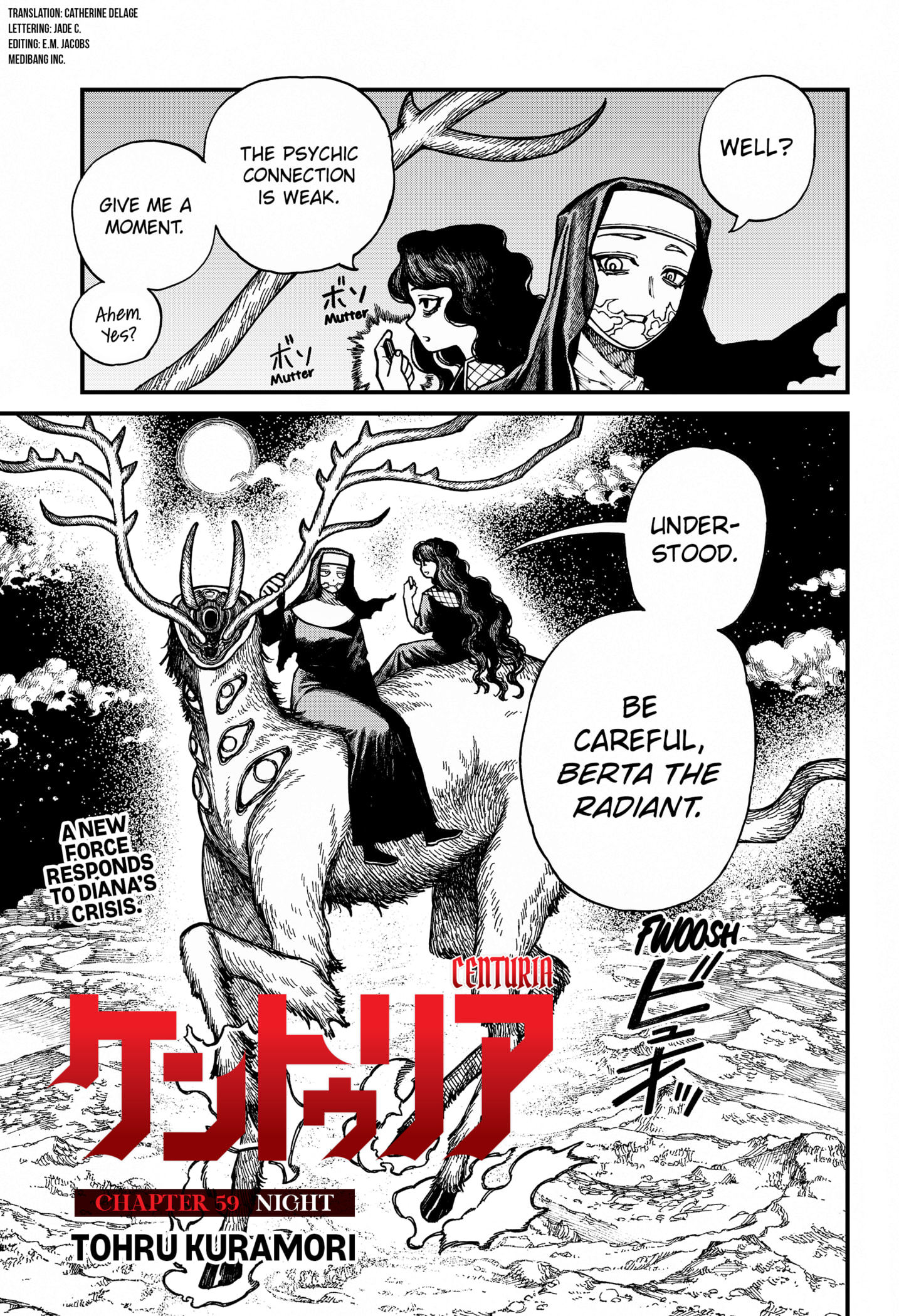Centuria Manga Chapter 59 page 1 - Night