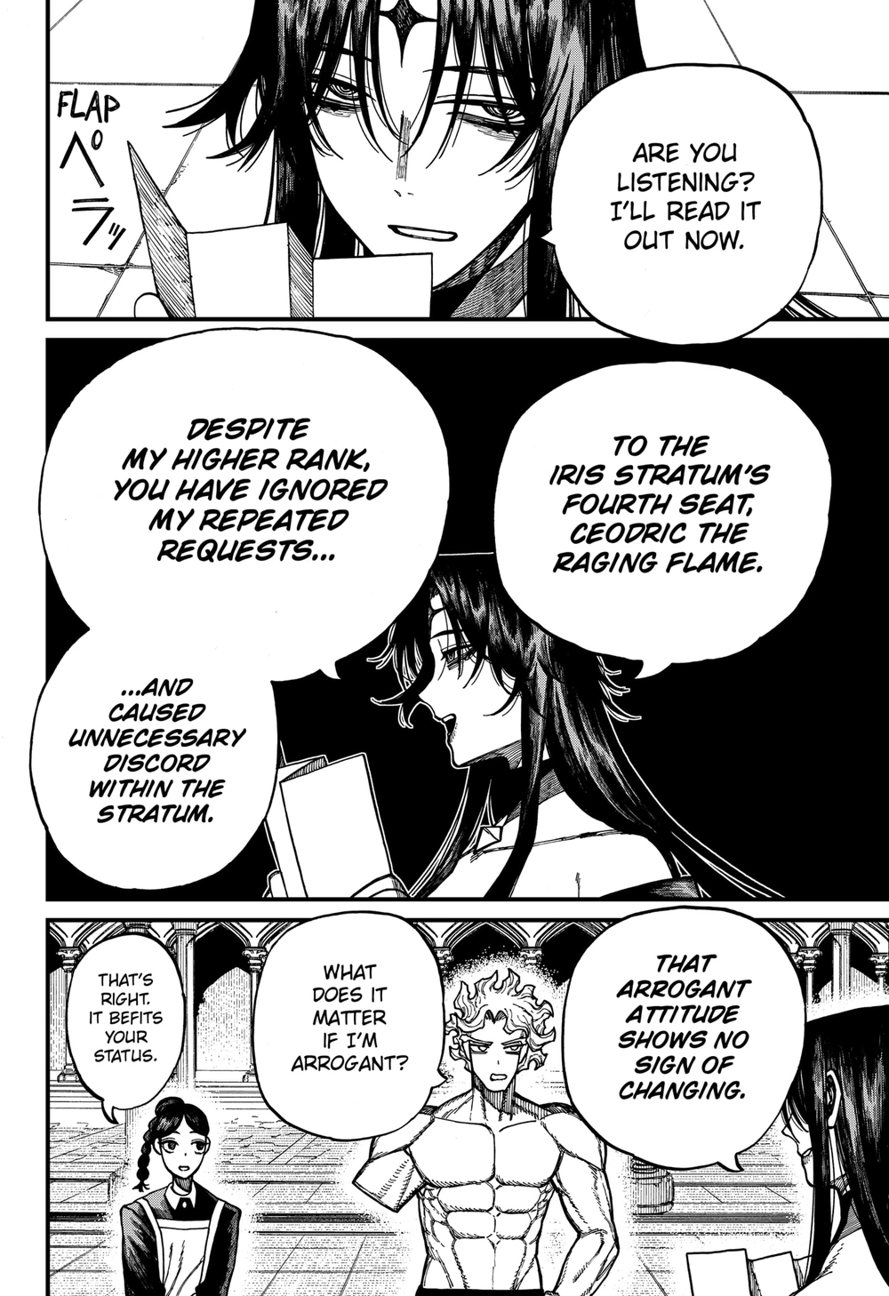 Centuria Manga Chapter 86 page 10 - Letter of Challenge