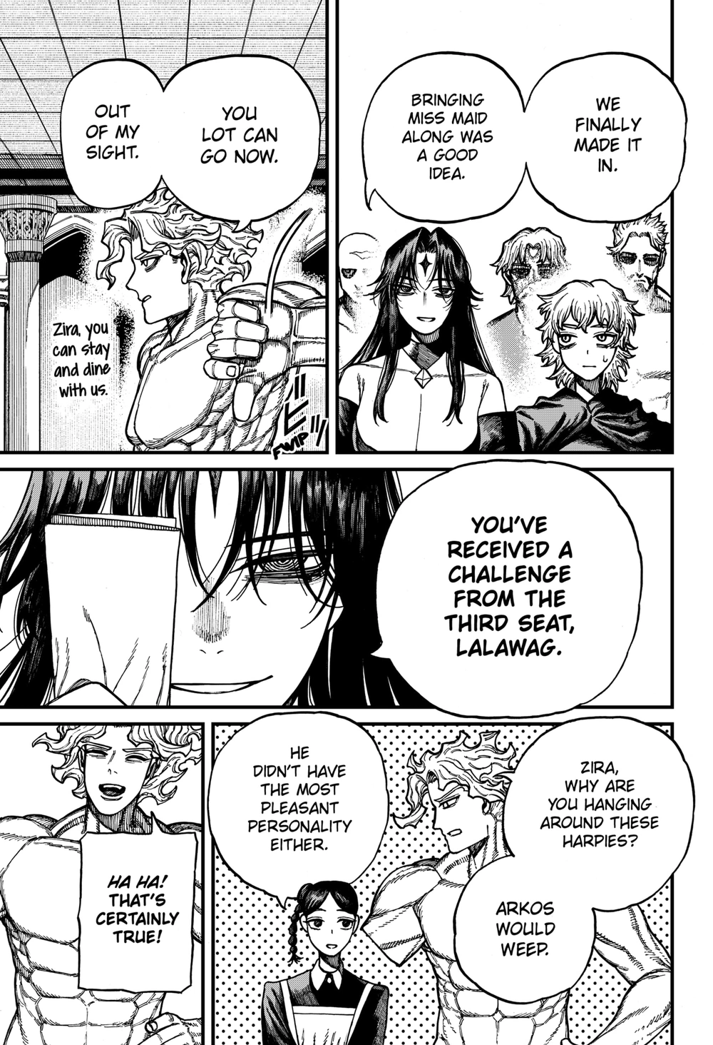 Centuria Manga Chapter 86 page 9 - Letter of Challenge